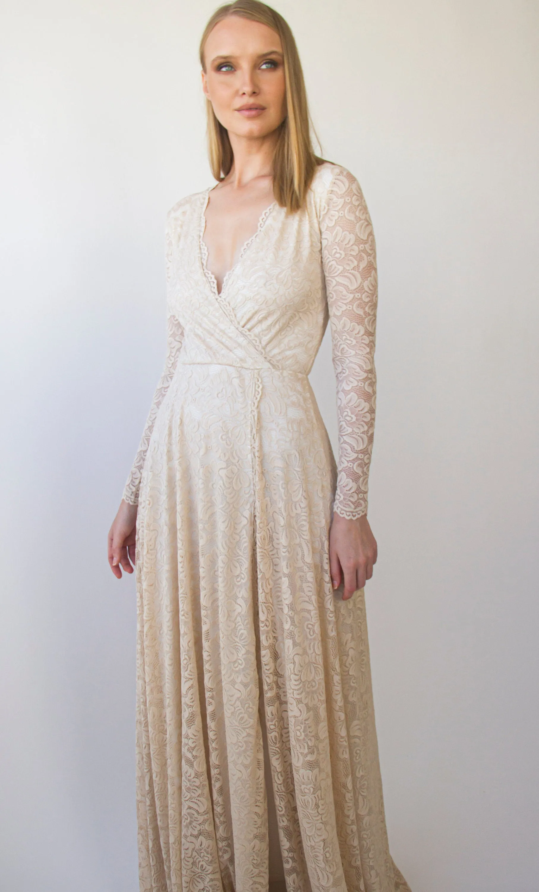 Dress with a Slit  #1410