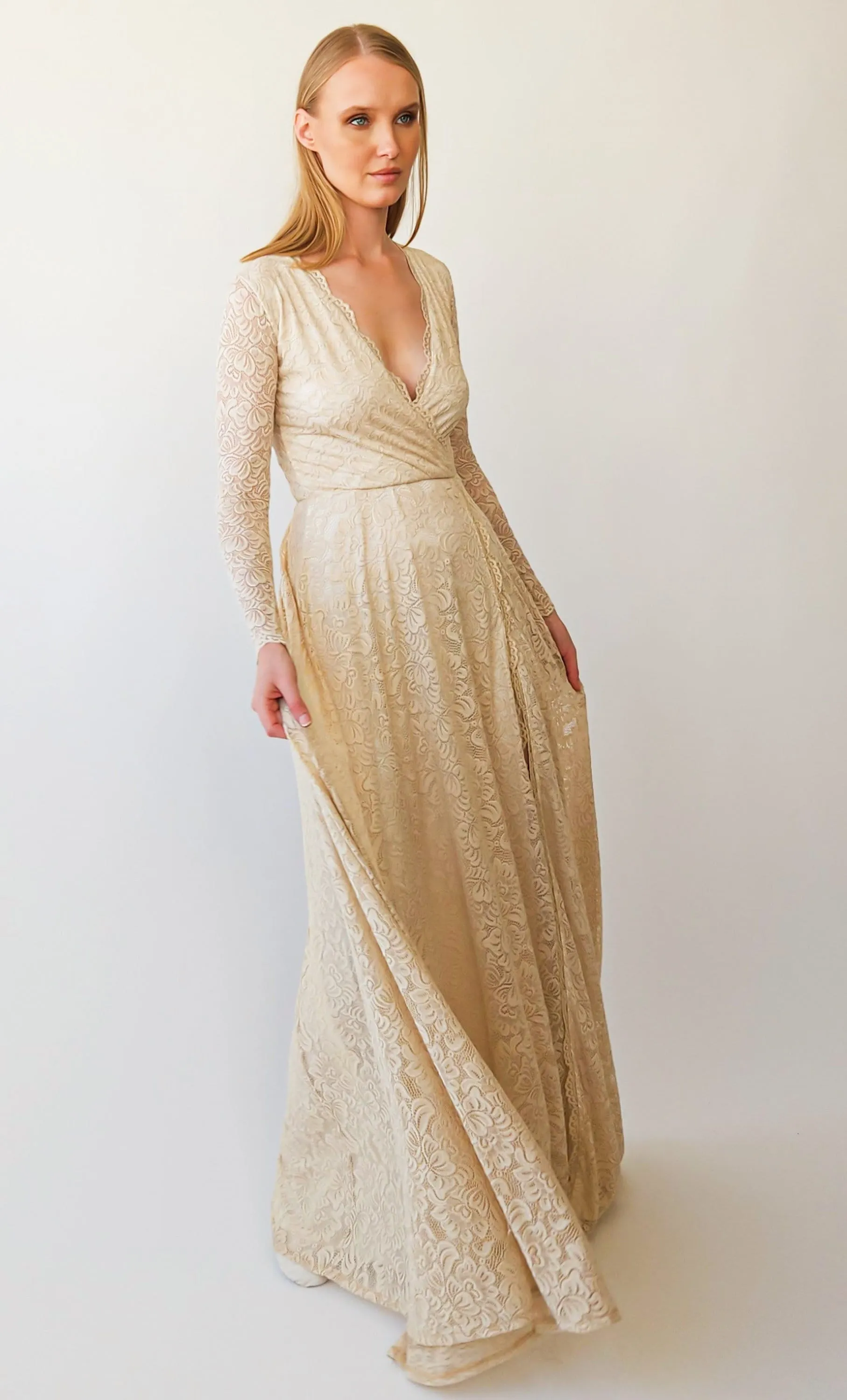 Dress with a Slit  #1410