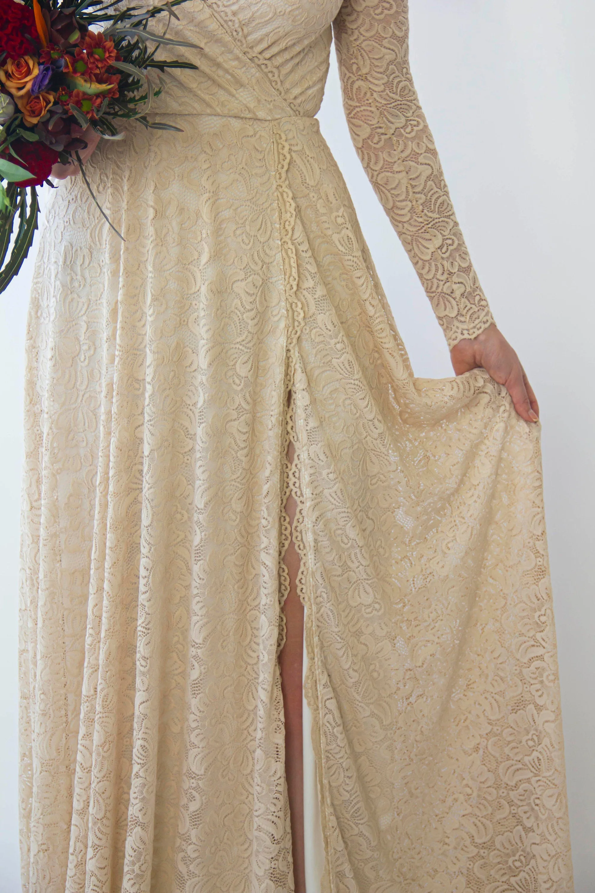 Dress with a Slit  #1410
