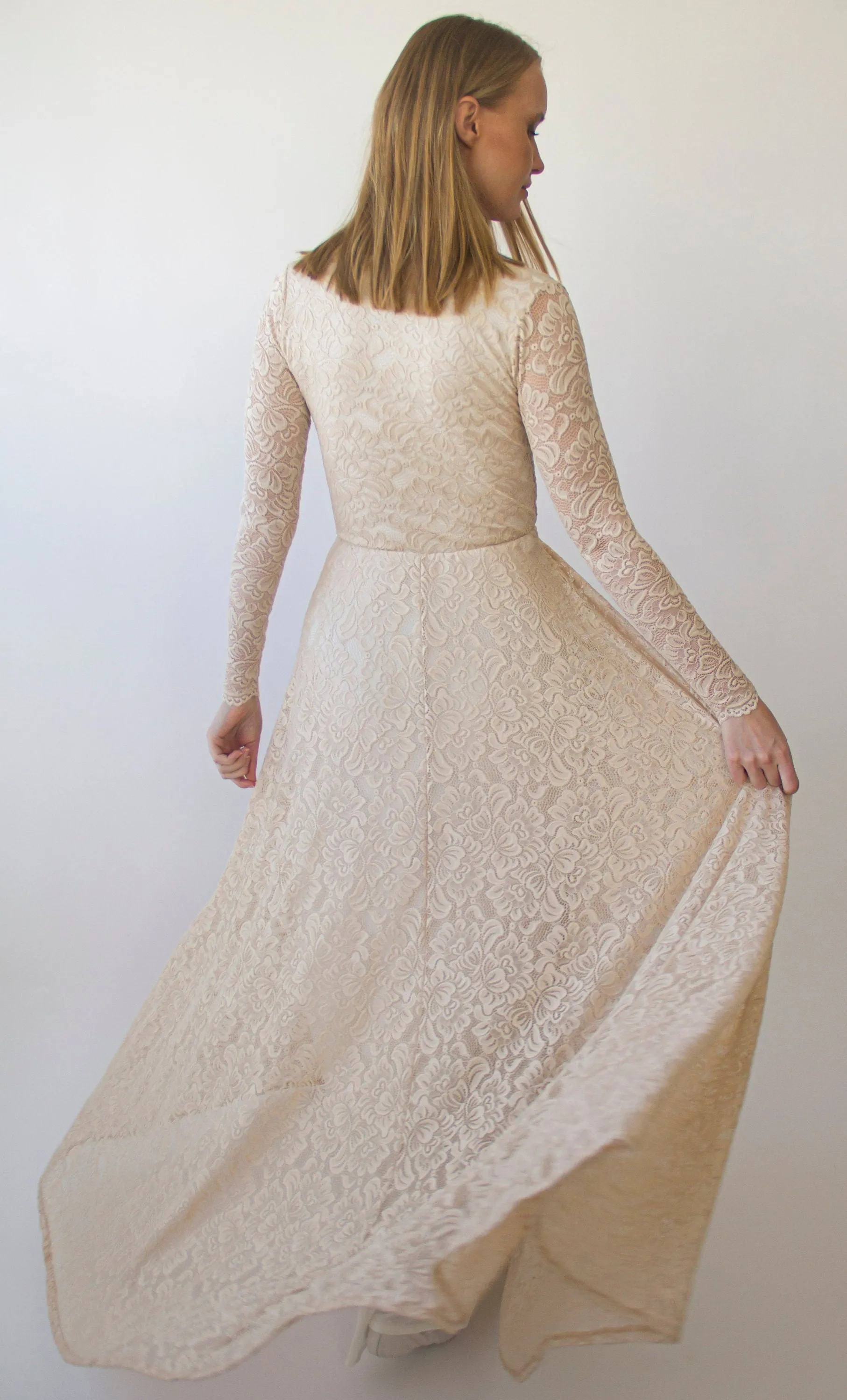 Dress with a Slit  #1410