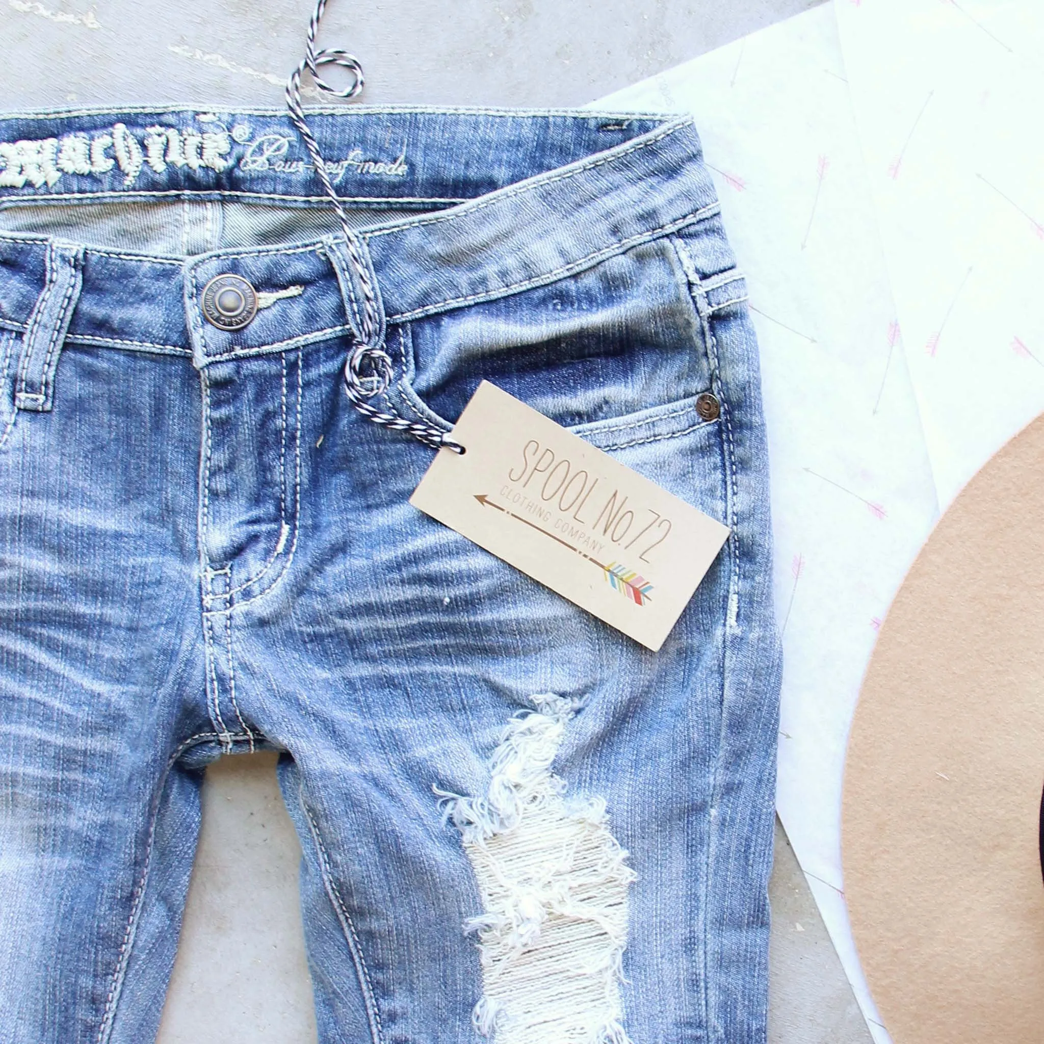Driftwood Distressed Jeans