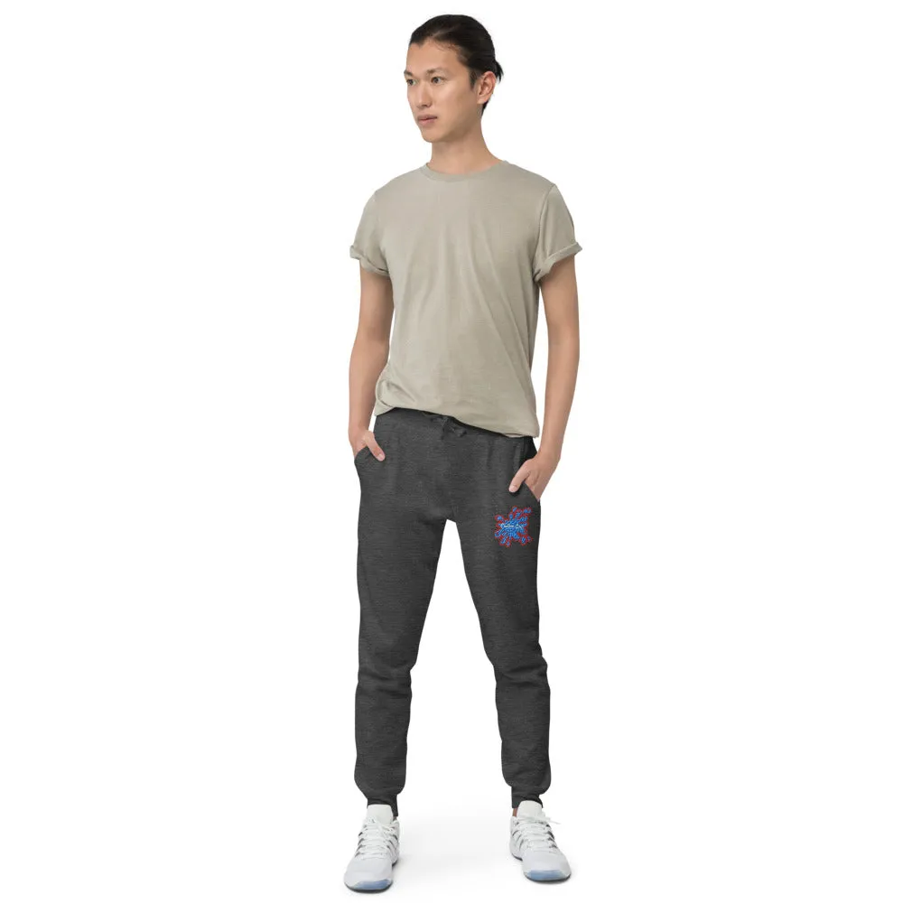 Drip Splash Unisex fleece sweatpants