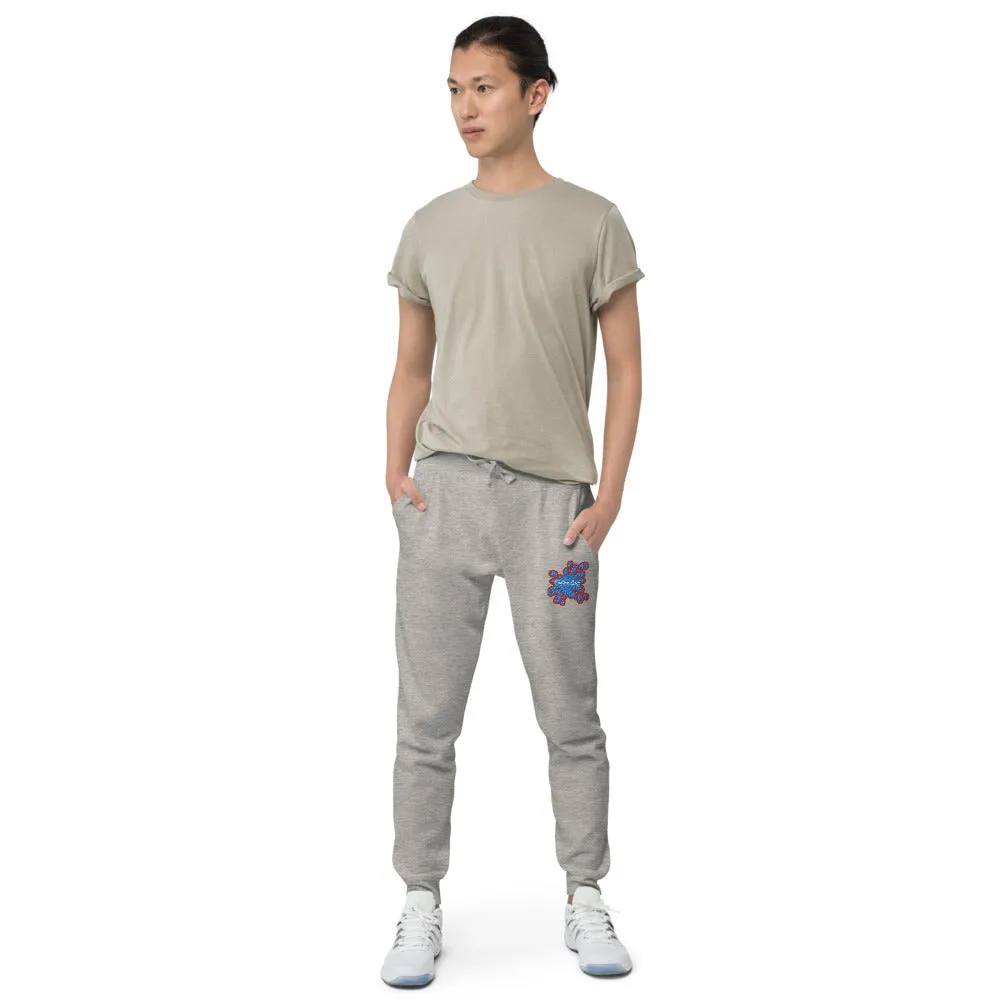 Drip Splash Unisex fleece sweatpants