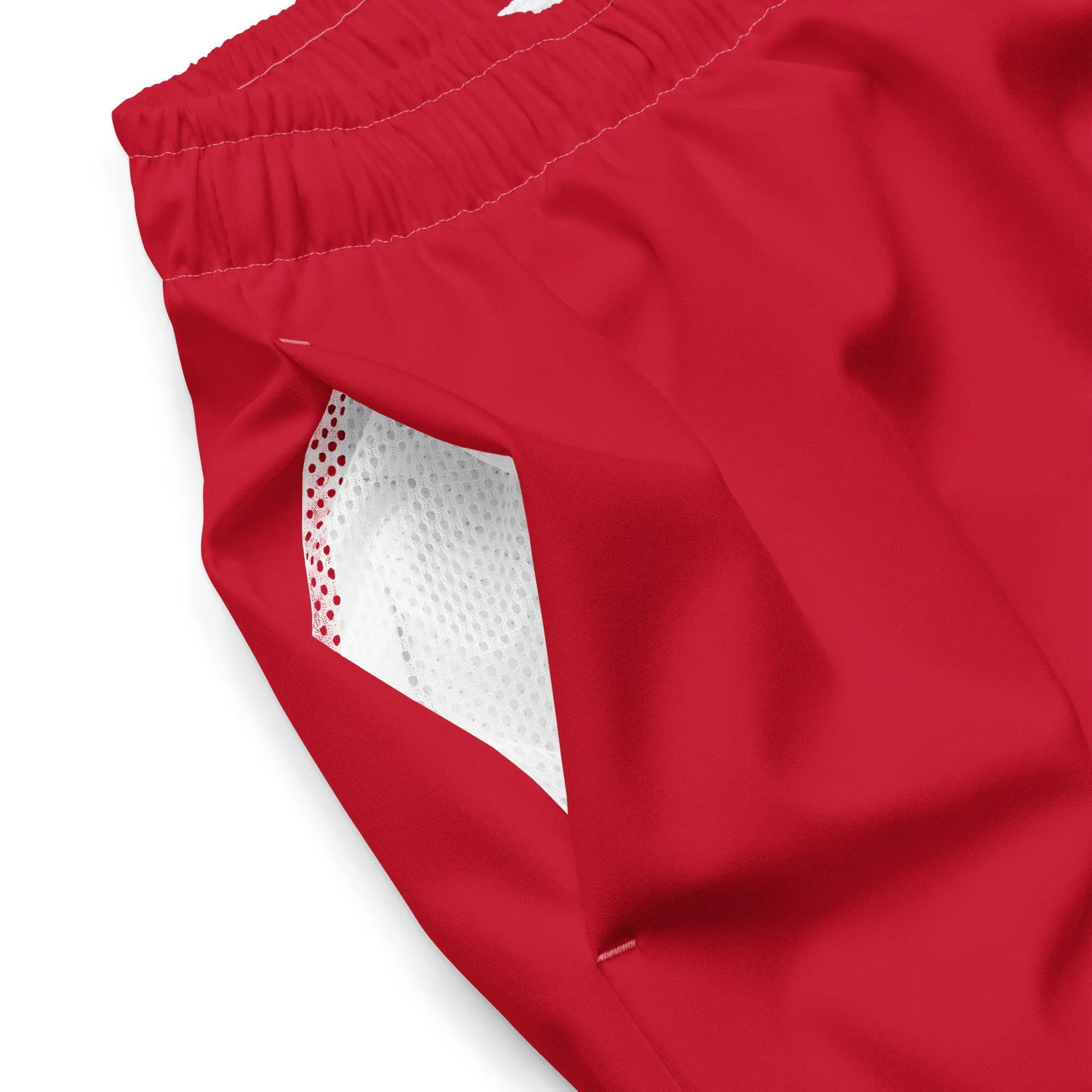 Dynasty Hybrid Emblem Board Shorts (Red)