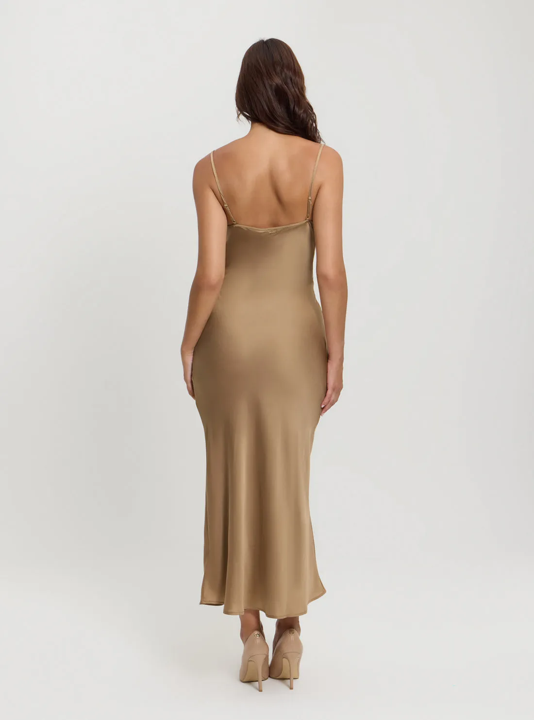 Eco Brown Akilina Maxi Dress