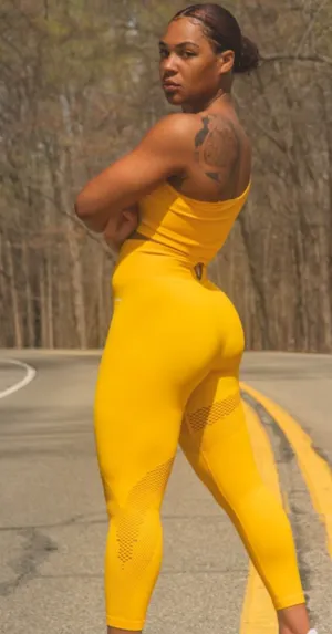 Edgy Leggings Yellow