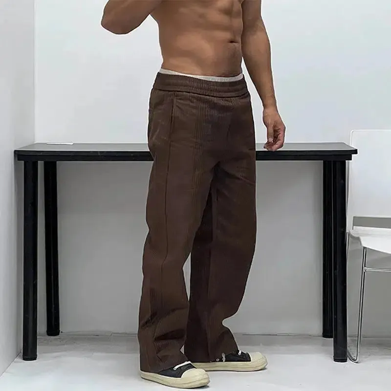 Elastic Waist Casual Pants