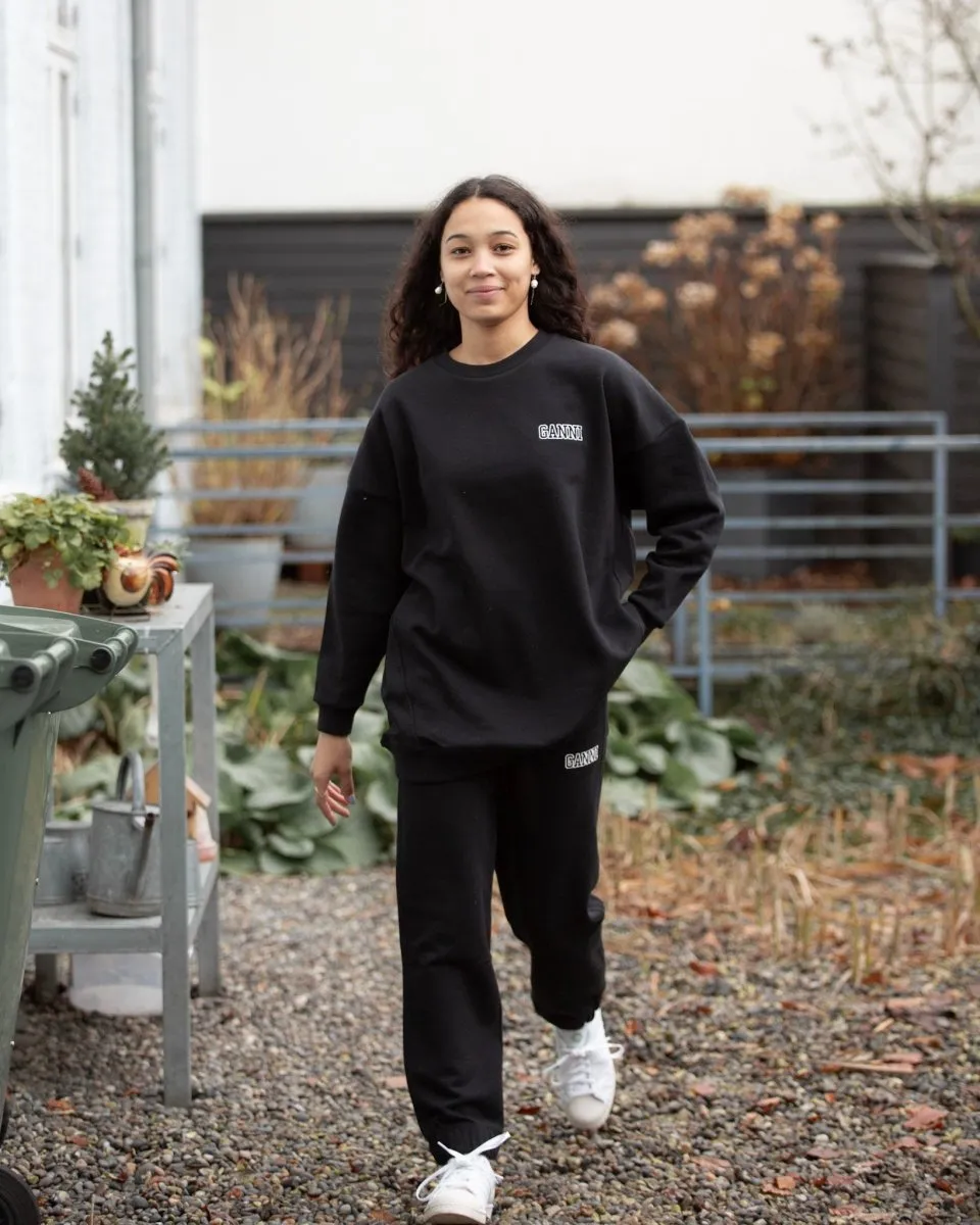Elasticated Pants - Black