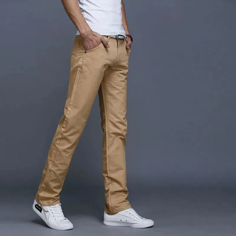 ElegantKorean Karierte Herrenanzughose