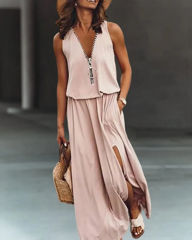 Elena – Casual Vacation Maxi Dress for Women