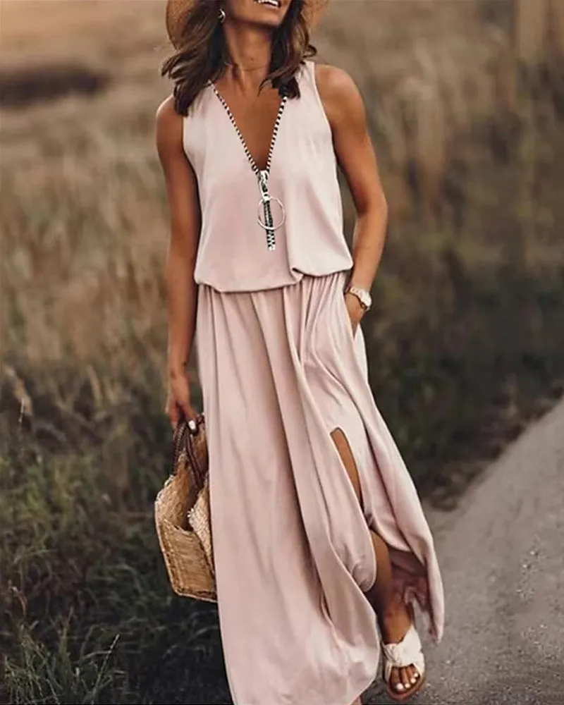 Elena – Casual Vacation Maxi Dress for Women