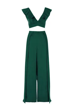 Emerald - 100% Linen Mykonos Pants