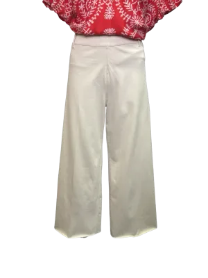 Erin Hi Waist Wide Leg Denim Oat