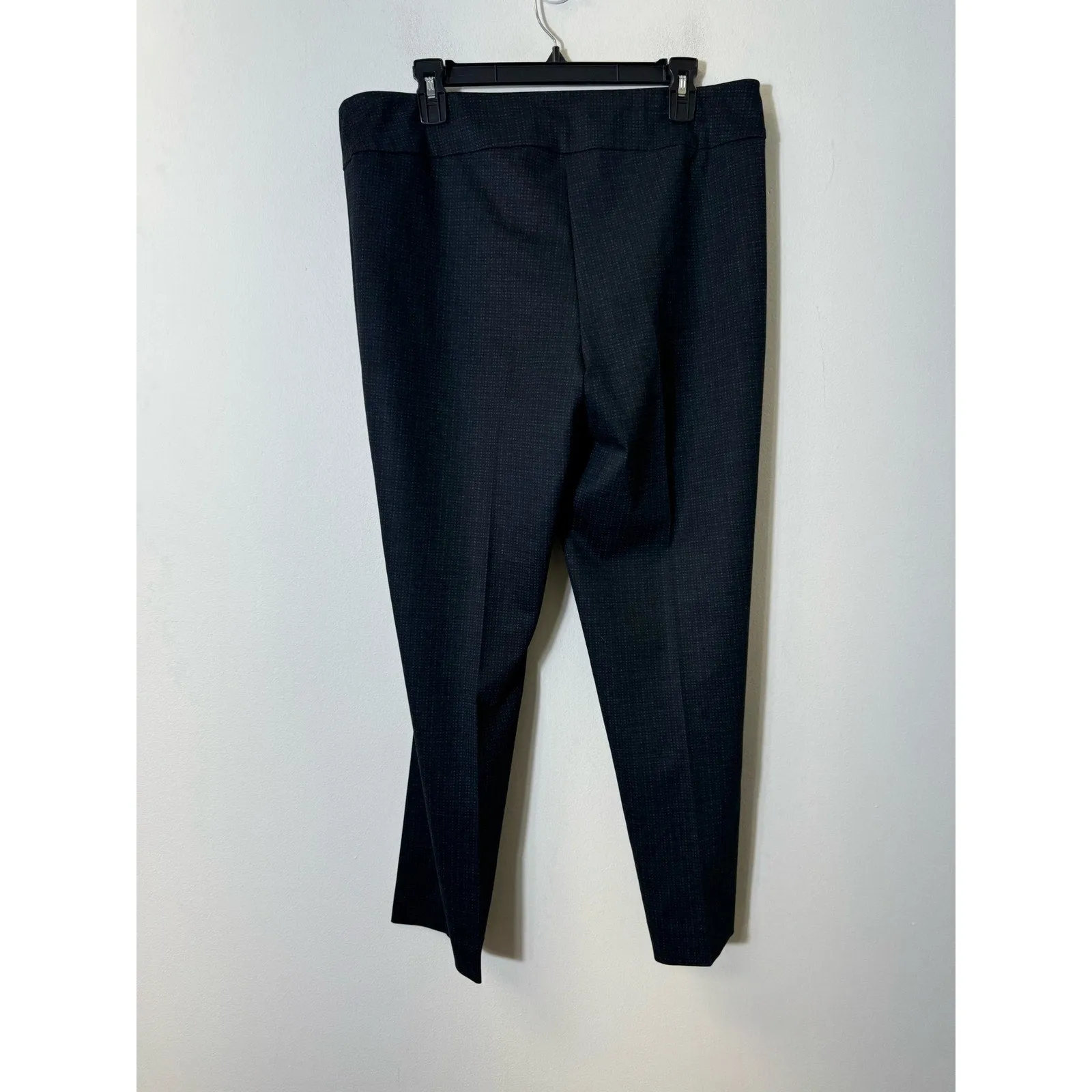 Estelle & Finn Navy Pull On Ankle Dress Pants Sz 12