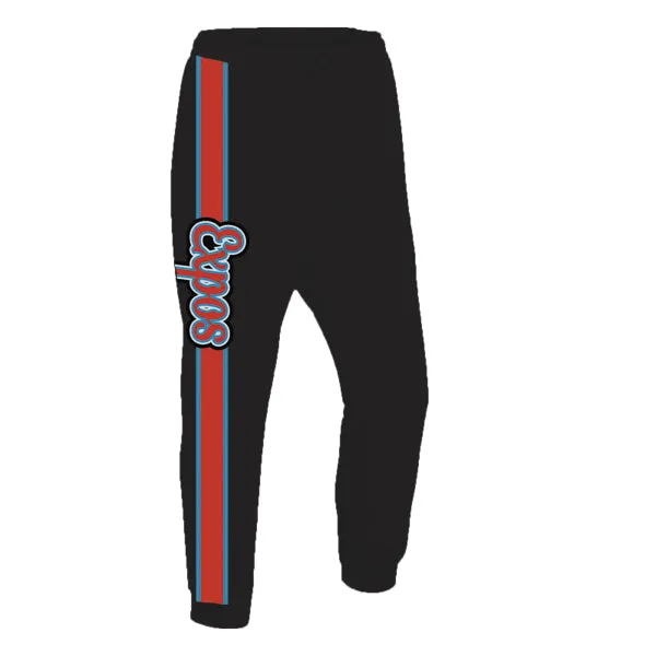 EXPOS Baseball Sublimated Joggers Black