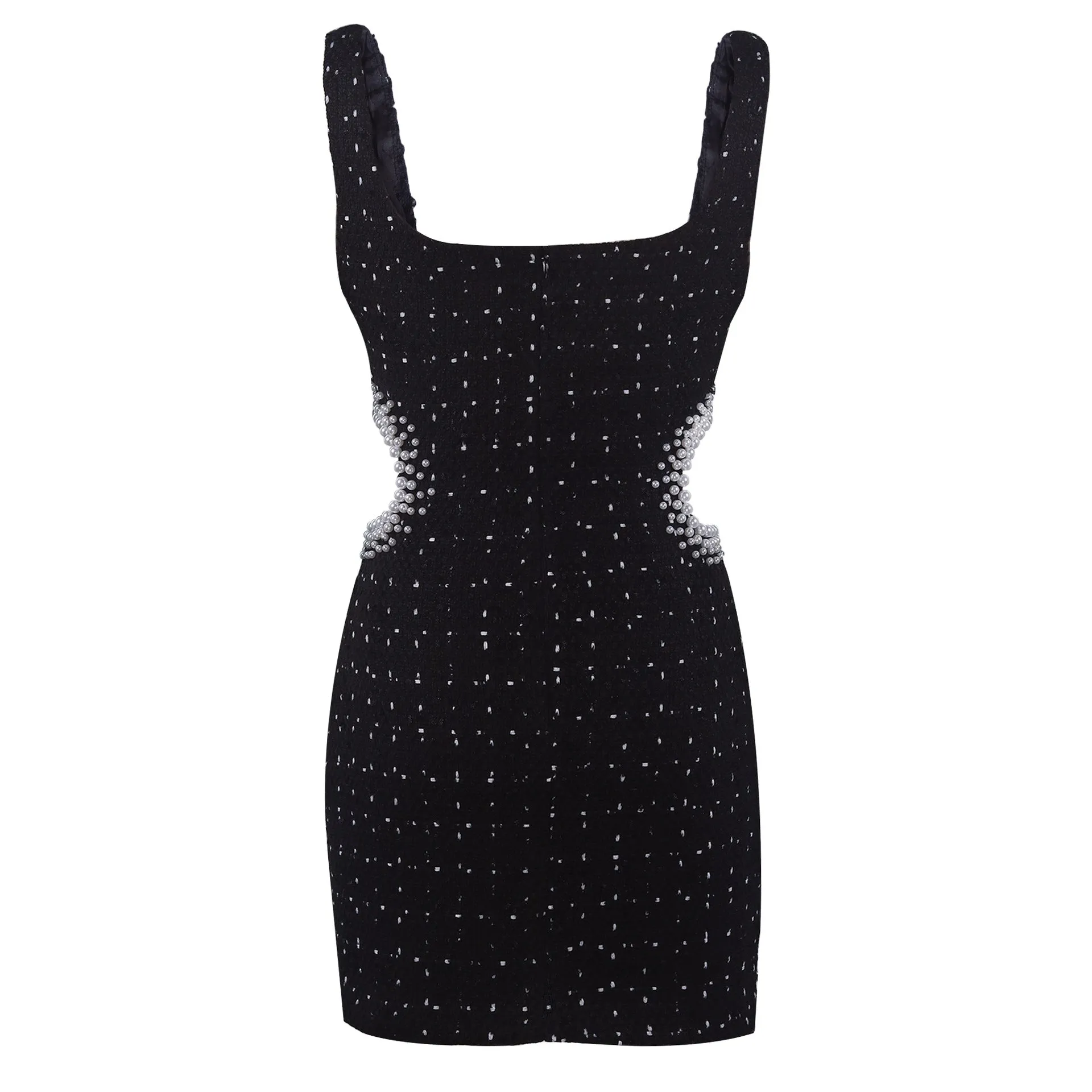 Fashion Party Beads Decoration Bodycon Mini Dresses