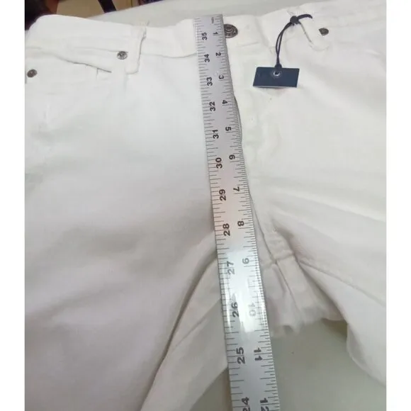 Fidelity Denim Womens AXL Relaxed Skinny Jeans Size 30 Anarchy White H1032 New
