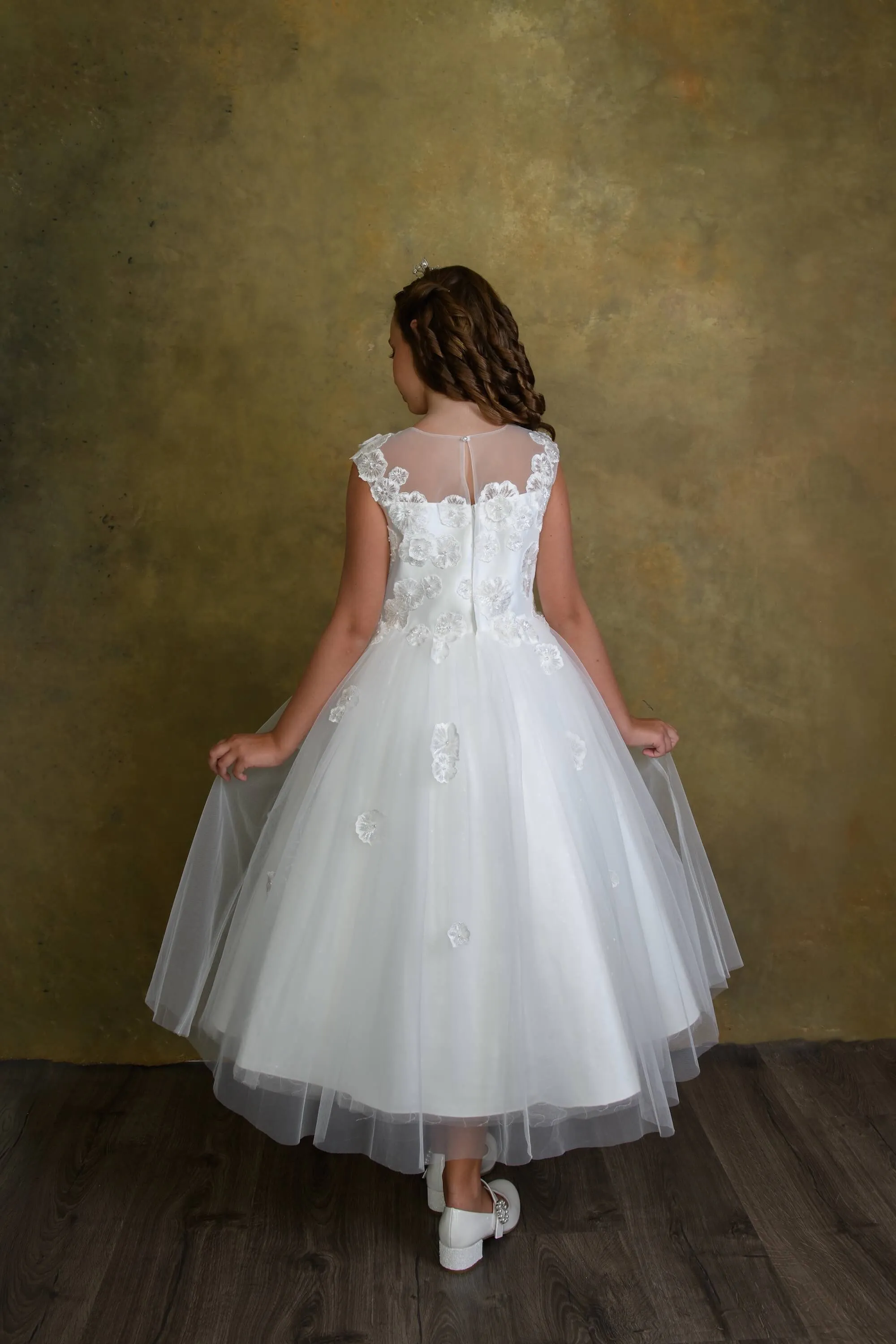 Floral Ceremonial Dress Z3312