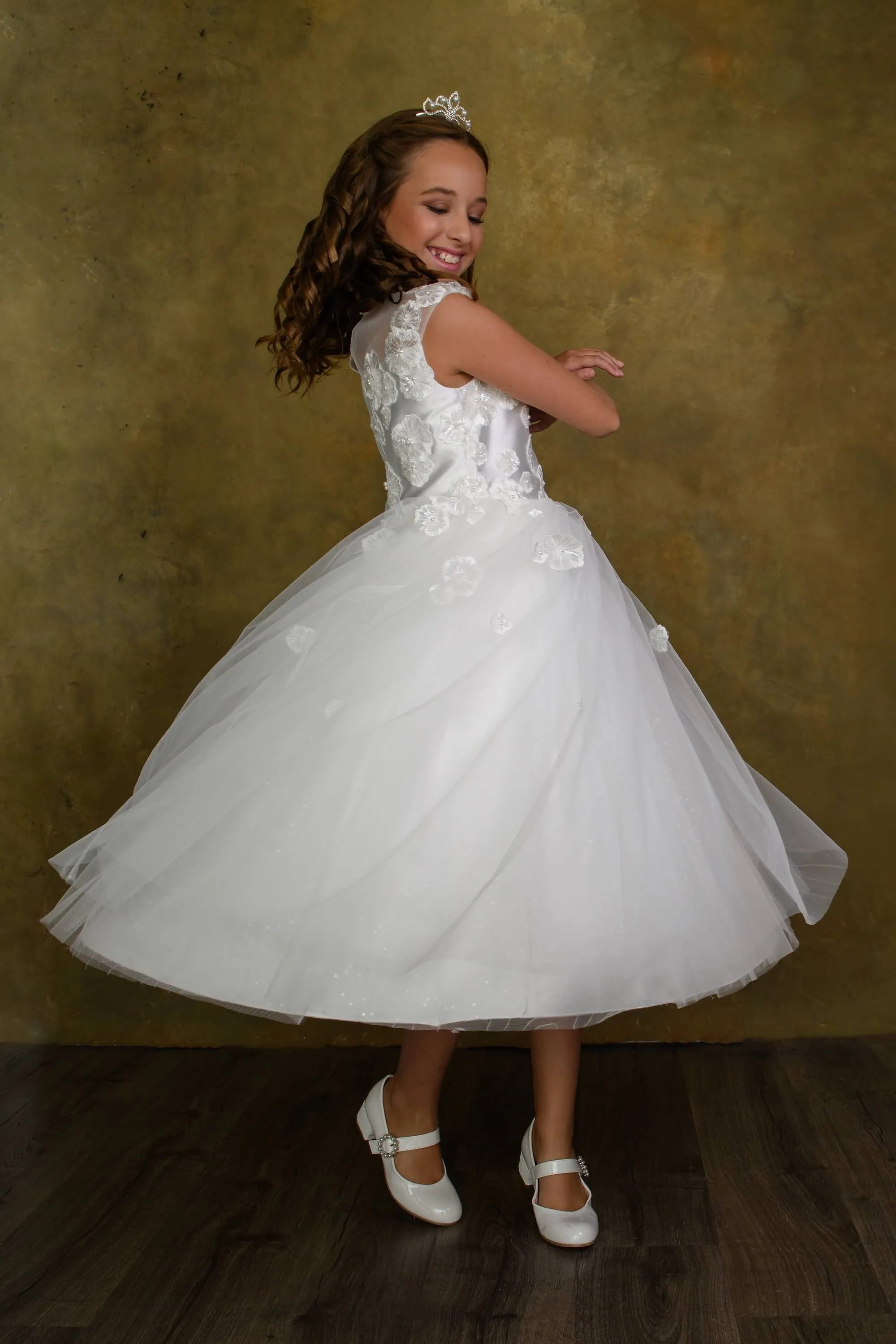 Floral Ceremonial Dress Z3312
