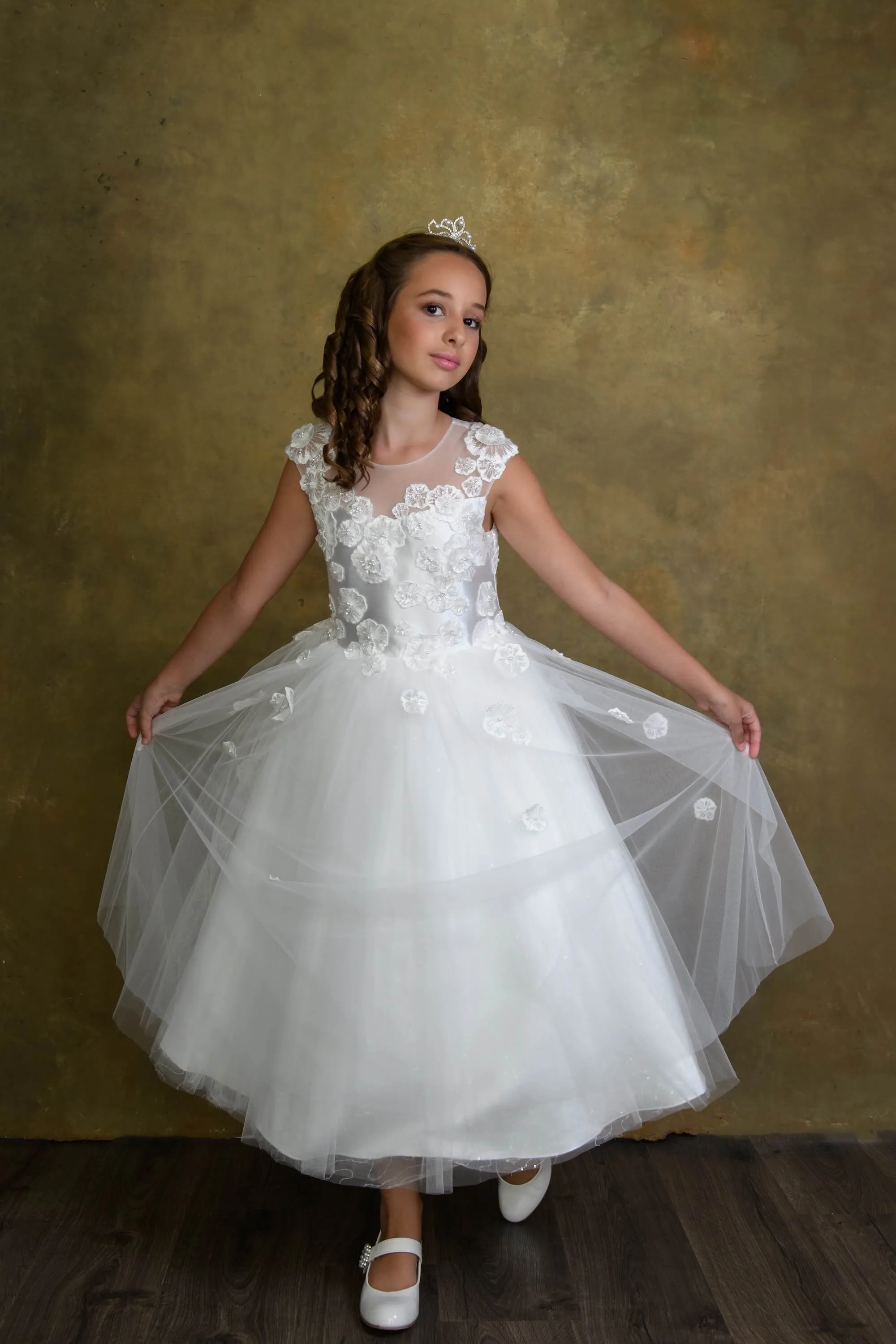 Floral Ceremonial Dress Z3312
