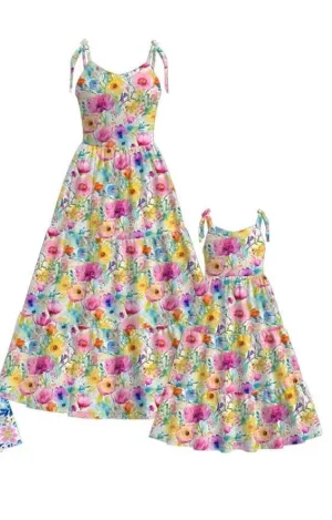 Floral mommy and me dresses