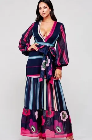 Floral Stripes