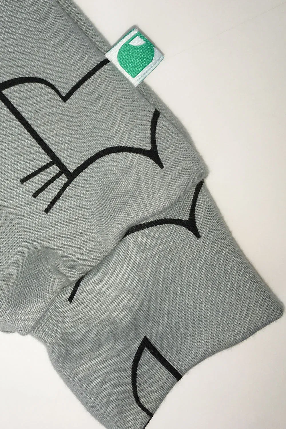 Fox Print Baggy Jogger for Kids- Vegan Organic Cotton