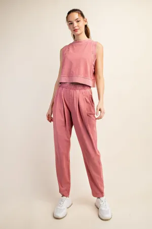 French Pink Jogger Pant