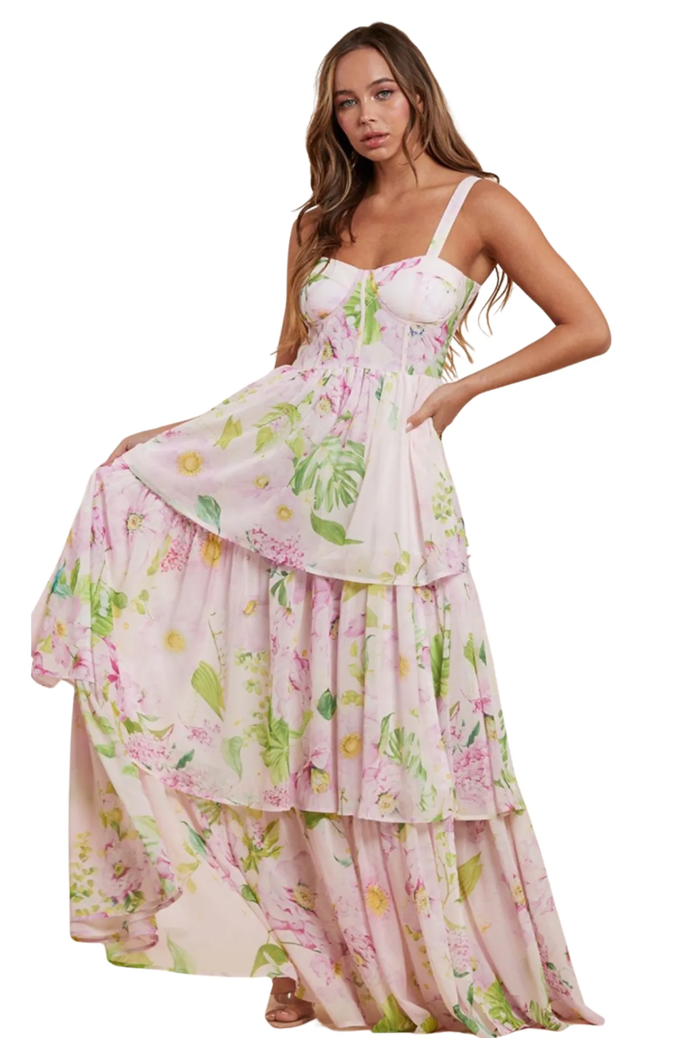 Freya Floral Maxi Dress