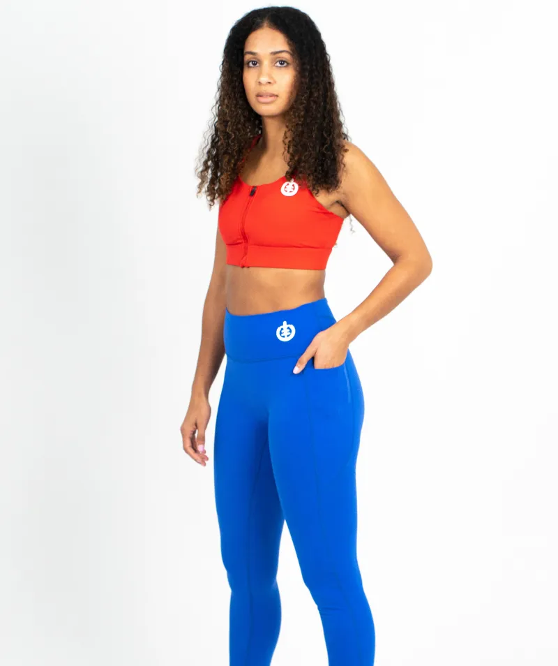 Full Length Pocket Legging | Blue