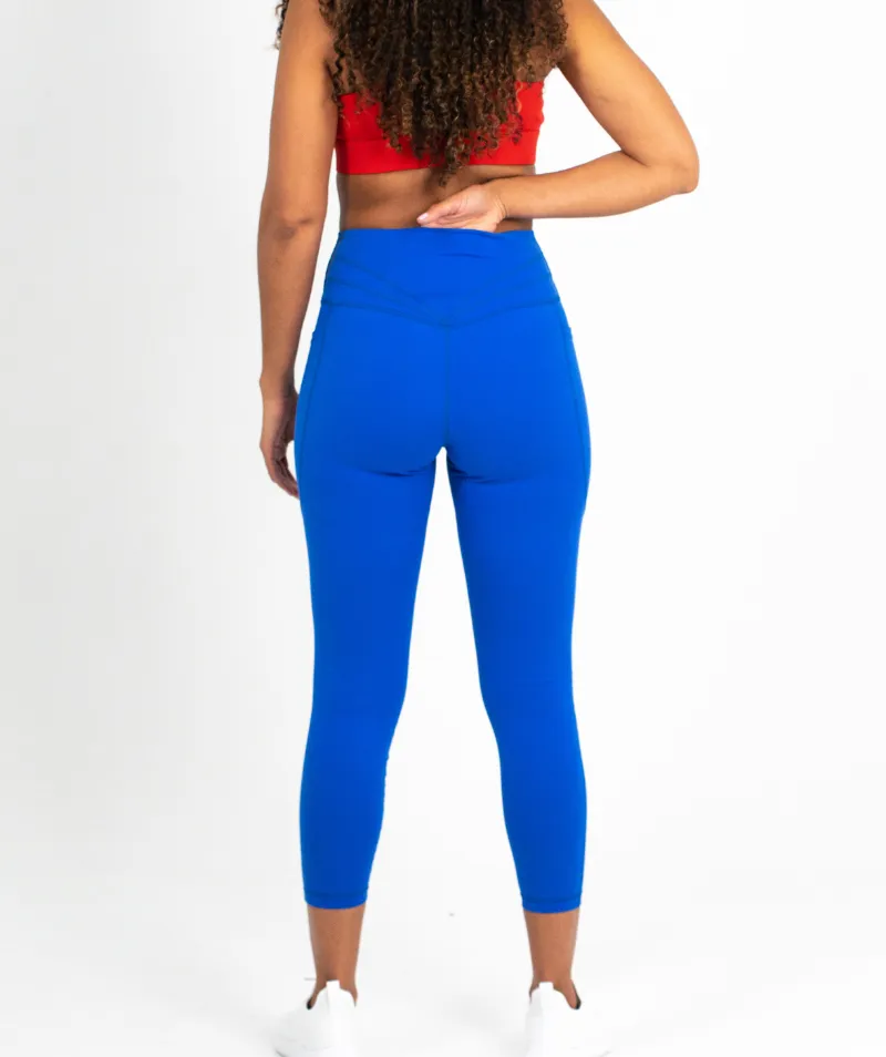 Full Length Pocket Legging | Blue