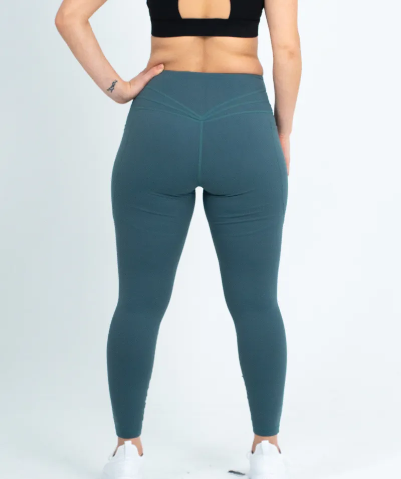 Full Length Pocket Legging | Jade