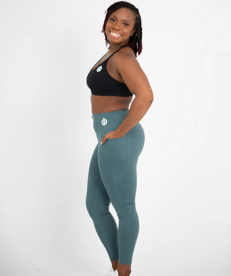 Full Length Pocket Legging | Jade