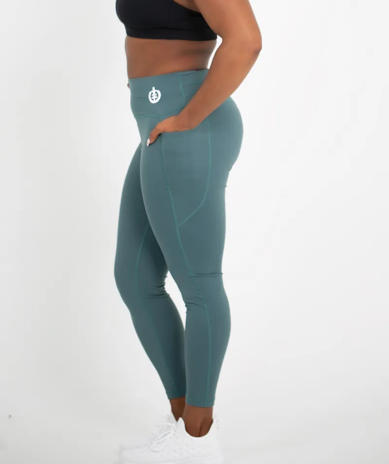 Full Length Pocket Legging | Jade