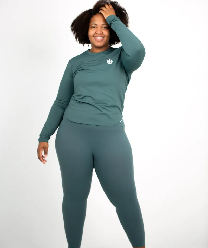 Full Length Pocket Legging | Jade