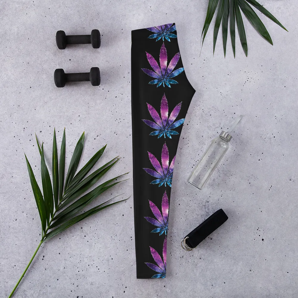 Galaxy Leaf Leggings