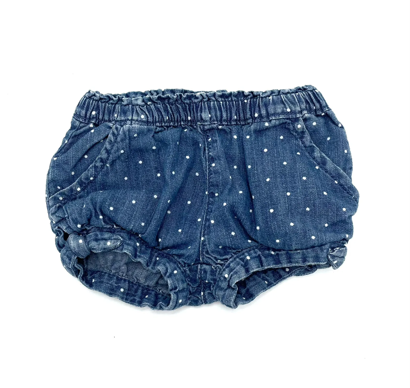 Gap denim bubble shorts - 0-3m