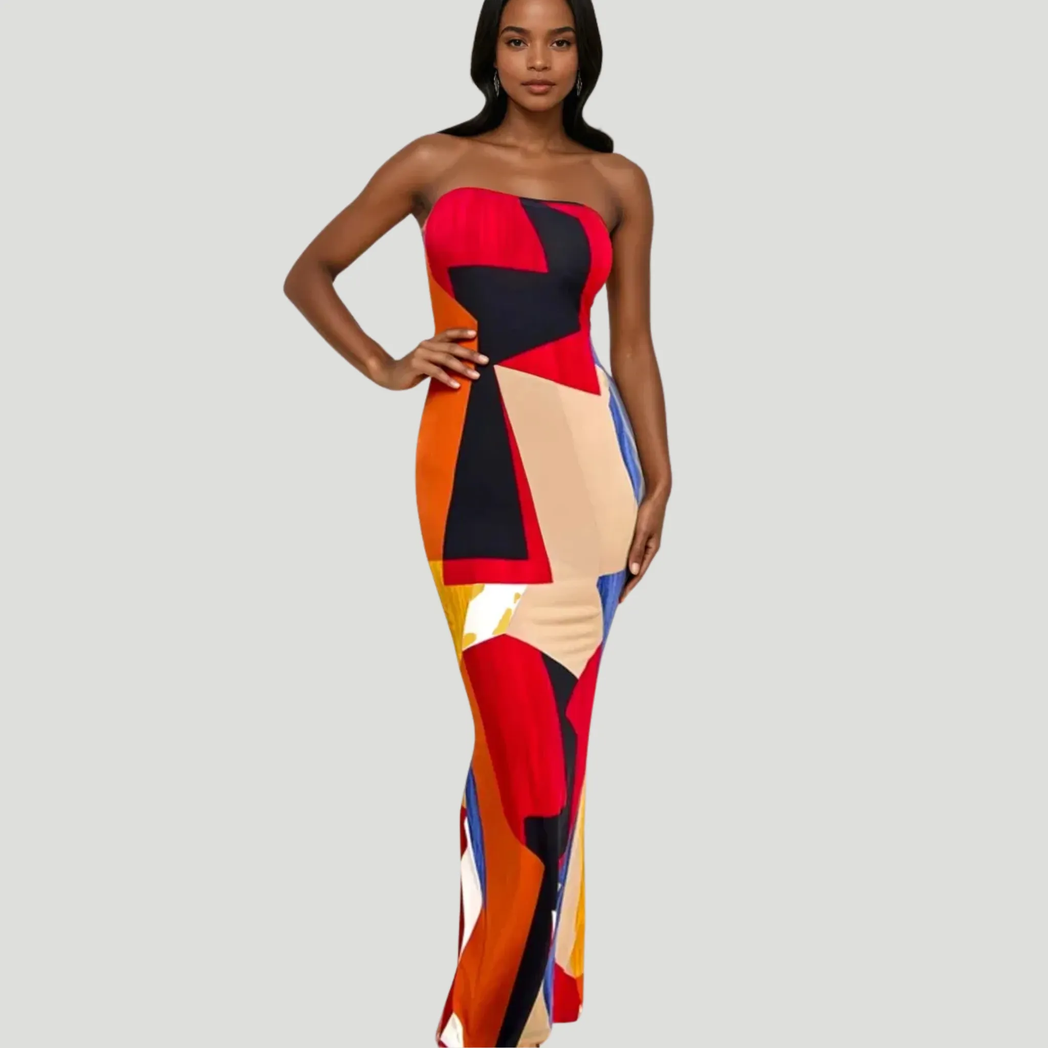 Geo Maxi Dress