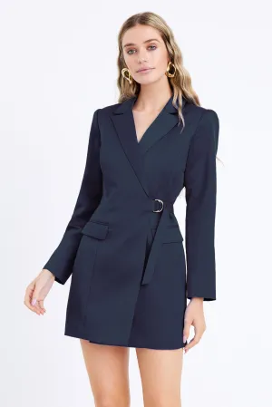 Gina Side Buckle Blazer Dress