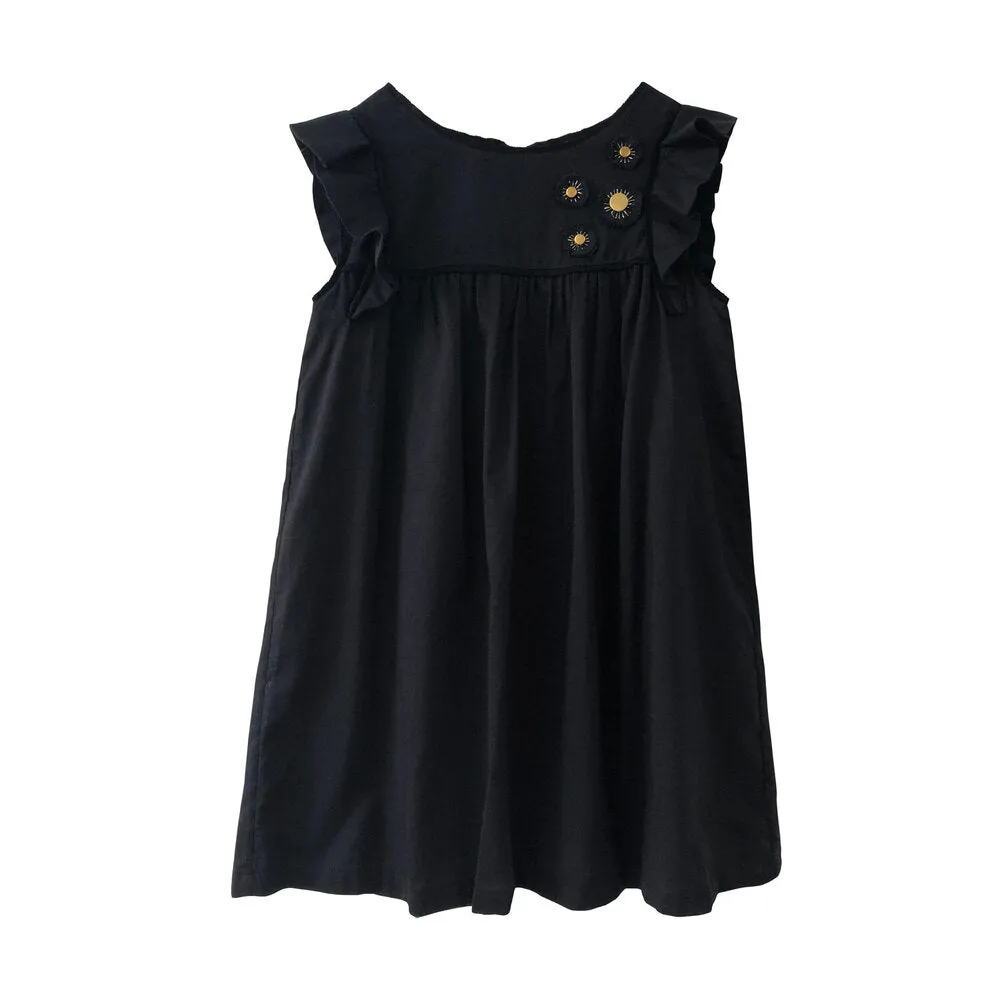 Girls Malak Dress - Meteorite