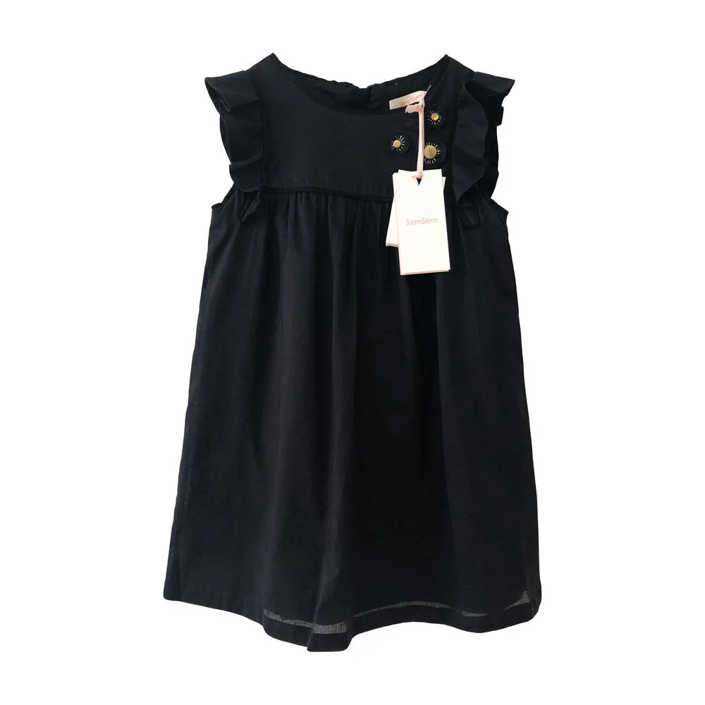 Girls Malak Dress - Meteorite