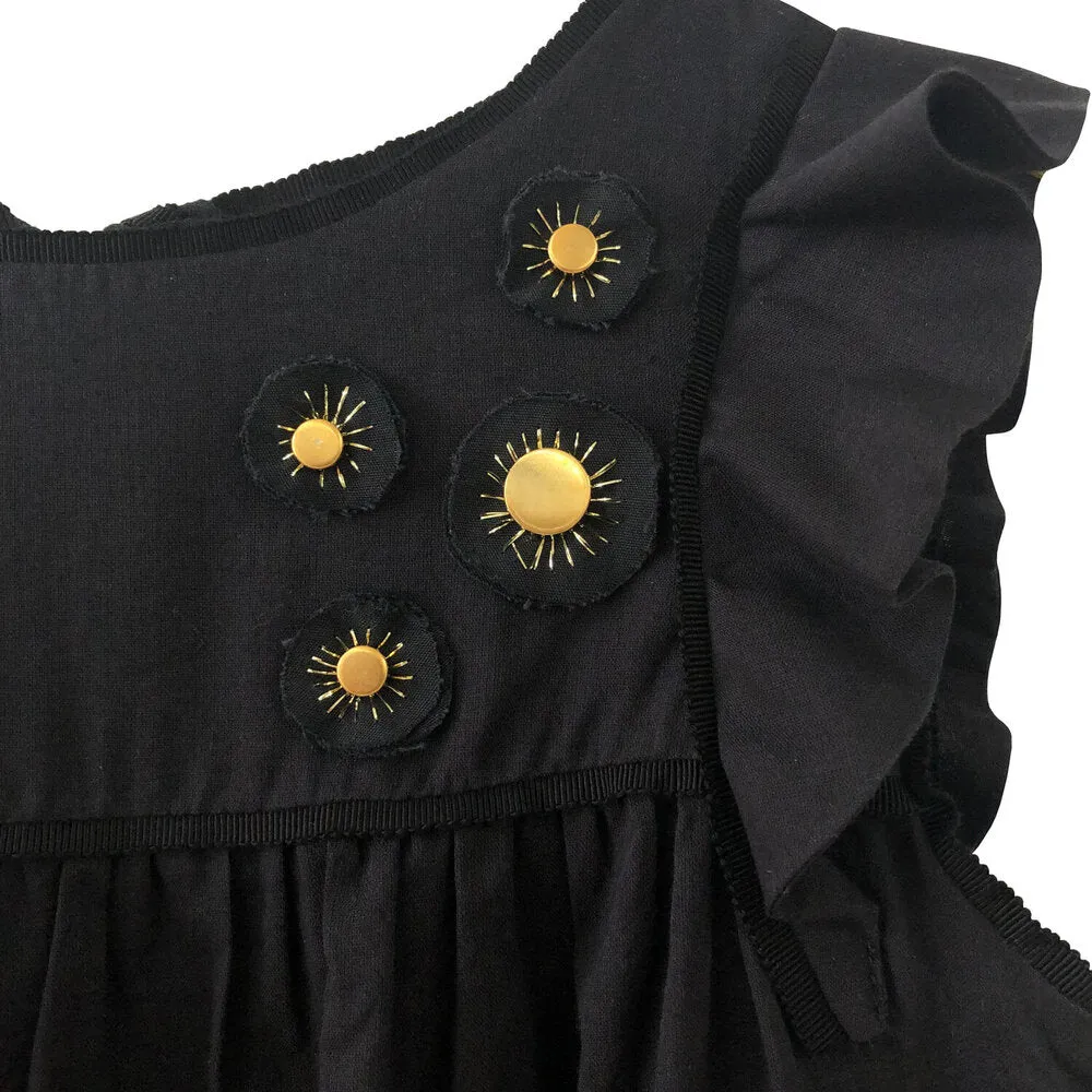 Girls Malak Dress - Meteorite