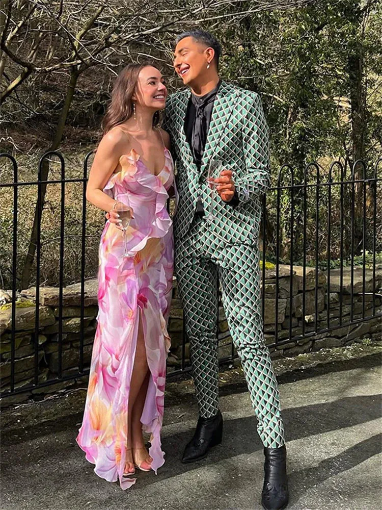 Giselle | Elegant Floral Wrap Dress
