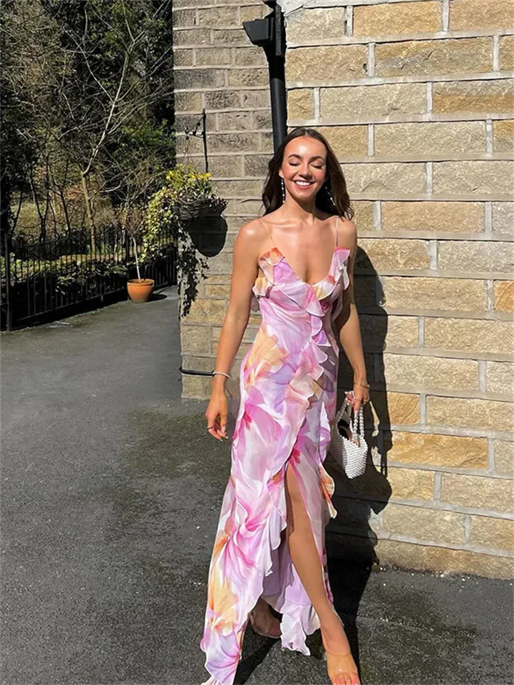 Giselle | Elegant Floral Wrap Dress