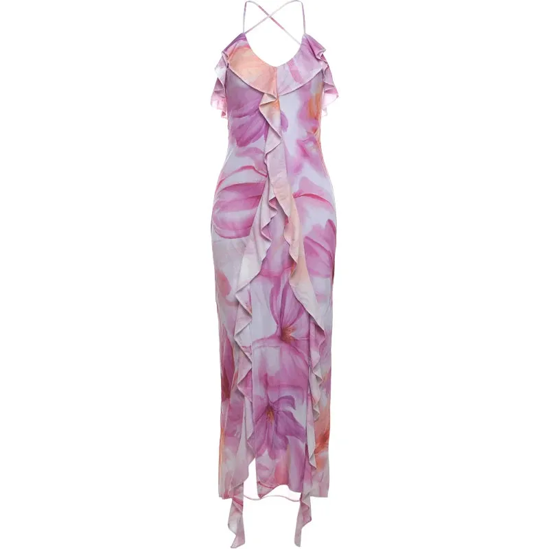 Giselle | Elegant Floral Wrap Dress