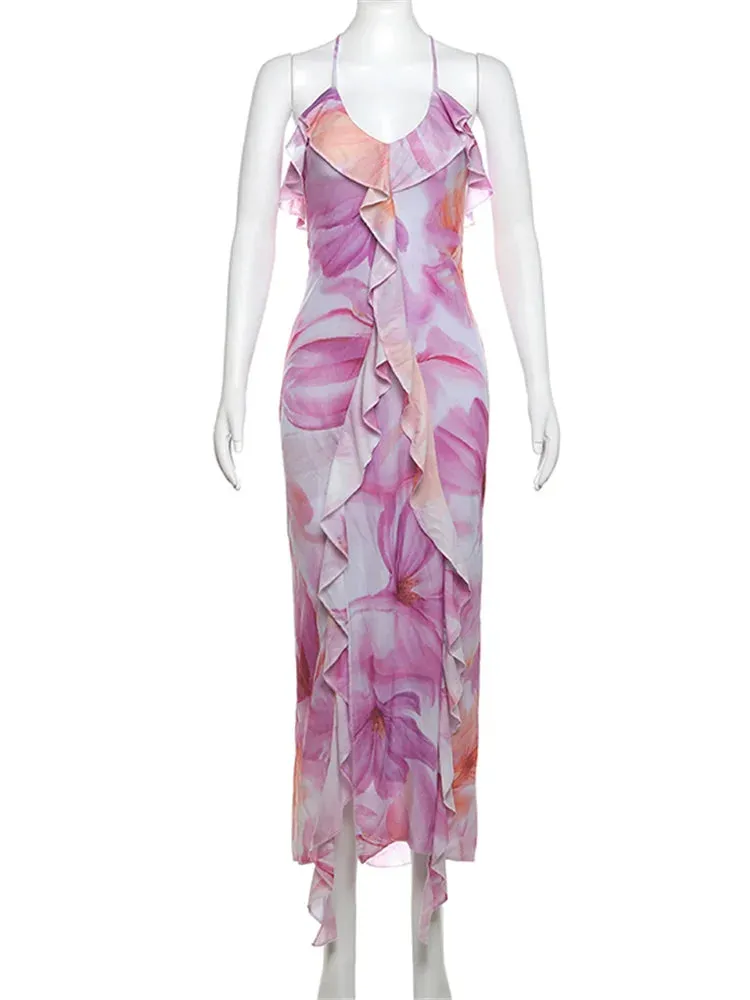 Giselle | Elegant Floral Wrap Dress