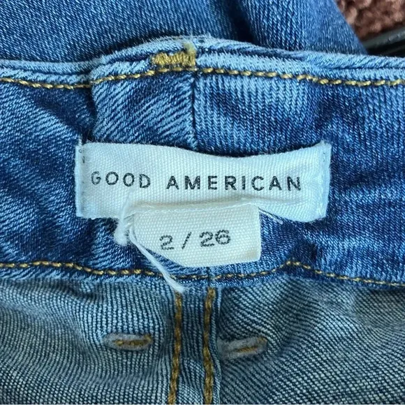 Good American Good Legs Skinny Jeans V Seam