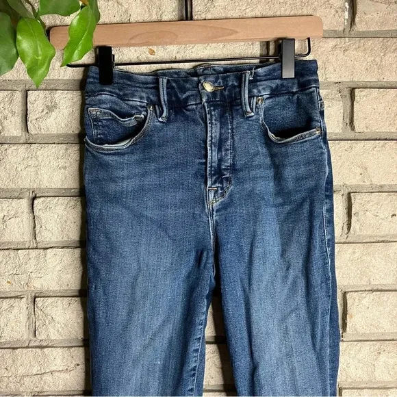 Good American Good Legs Skinny Jeans V Seam
