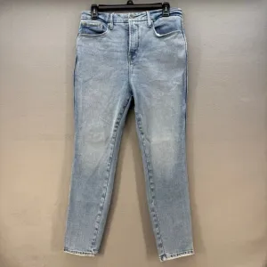 Good American Jeans Women's 8/29 Light Blue Skinny Stretch High Rise Preppy