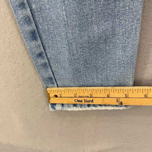Good American Jeans Women's 8/29 Light Blue Skinny Stretch High Rise Preppy